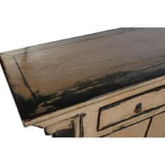 DKD Home Decor Bivak DKD Home Decor Elm les Bela Kremasta Temno rjava 176 x 42 x 83 cm