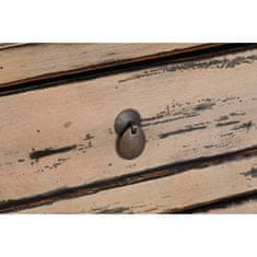 DKD Home Decor Bivak DKD Home Decor Elm les Bela Kremasta Temno rjava 176 x 42 x 83 cm