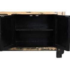 DKD Home Decor Bivak DKD Home Decor Elm les Bela Kremasta Temno rjava 176 x 42 x 83 cm