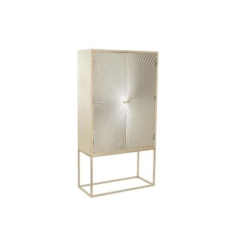 DKD Home Decor Omara DKD Home Decor 90 x 40 x 170 cm Jedla Naravna zlata kovina MDF les
