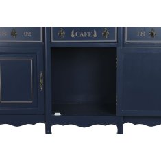 DKD Home Decor Bivak DKD Home Decor Modra rjava mornarsko modra les Paolownia 120 x 48 x 60 cm 120 x 48 x 90 cm