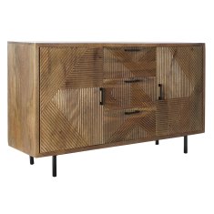 DKD Home Decor Bivak DKD Home Decor Naravna kovina Mango les (145 x 40 x 86 cm)