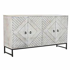 DKD Home Decor Bivak DKD Home Decor 155 x 40 x 85 cm Kovina Bela Mango les