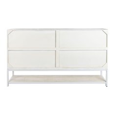 DKD Home Decor Bivak DKD Home Decor 170 x 45 x 100 cm Kovina Bela Mango les