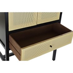 DKD Home Decor Omara DKD Home Decor 80 x 38 x 160 cm Jelka Naravna Črna
