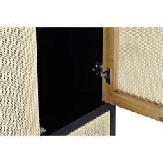 DKD Home Decor Omara DKD Home Decor 80 x 38 x 160 cm Jelka Naravna Črna