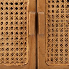 BigBuy Bivak BATARI Naravni les Mindi wood 160 x 40 x 90 cm