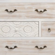 BigBuy Bivak DUNE 65 x 30 x 89 cm Naravna bela Elov les