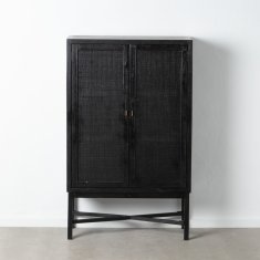 BigBuy Omara SHADOW 100 x 40 x 165 cm Črna Mindi les