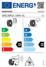 Goodyear Zimska pnevmatika 305/30R21 104V XL FR UltraGrip Performance G1 NA0 547515