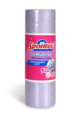 Spontex Mikropuncher v zvitku - Multiroll, 25 x 40 cm, 50 kosov v zvitku