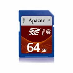 Apacer SD XC 64GB spominska kartica UHS-I U1 Class 10 AP64GSDXC10U1-R