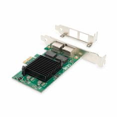 Digitus mrežna kartica PCIe 2xRJ45 + Low Profile DN-10132