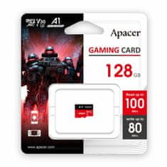 Apacer microSD XC 128GB spominska kart. Class 30 Gaming AP128GMCSX10U7-RAGC