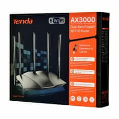 Tenda usmerjevalnik WiFi6 AX 3000Mb Giga Dual-Band TX12 Pro