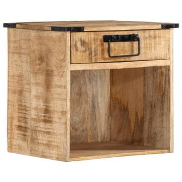 Vidaxl vidaXL Nočna omarica 40x30x37 cm masiven mangov les
