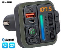 Blow 74-173 FM oddajnik/transmitter, Bluetooth 5.3, QC3.0, telefoniranje