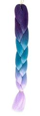 Soulima Syntetični lasni kitki ombre blue/purpurna W10342