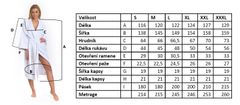 Interkontakt Komplet črne čokolade: kopalni plašč KIMONO + ženski kilt za savno + kopalna brisača Kopalni plašč velikost L