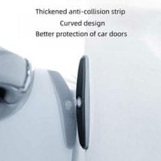 JOIRIDE® Zaščita za avtomobilska vrata (4 kosi) | IMPACTIKO Črna