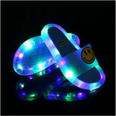 JOJOY® Otroški natikači z LED lučkami | HAPPYS, modra, 32
