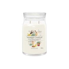Yankee Candle Aromatična sveča Signature velik kozarec Sweet Vanilla Horchata 567 g