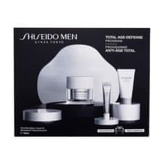 Shiseido MEN Total Revitalizer Cream Total Age-Defense Program darilni set za moške