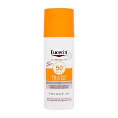 Eucerin Sun Protection Pigment Control Face Sun Fluid SPF50+ fluid proti pigmentnim madežem z zaščito pred soncem 50 ml za ženske