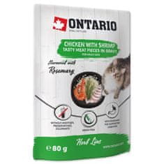 Ontario Kapsula piščanec in kozice v omaki 80g