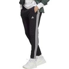 Adidas Hlače obutev za trening črna 182 - 187 cm/XL Essentials French Terry Tapered Cuff 3-stripes
