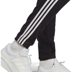 Adidas Hlače obutev za trening črna 182 - 187 cm/XL Essentials French Terry Tapered Cuff 3-stripes
