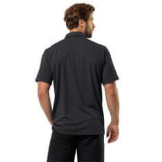 Jack Wolfskin Majice črna S Delfami Polo Shirt