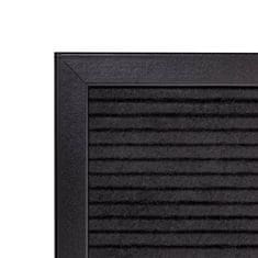 neonart Oglasna tabla 30x30cm, s črkami – lesena, črna