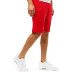 Dstreet Moške kratke hlače KRIA rdeče sx2389 M
