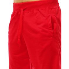 Dstreet Moške kratke hlače KRIA rdeče sx2389 M