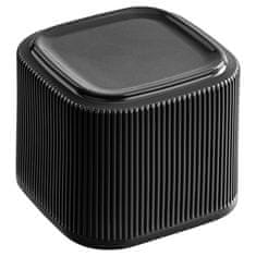 botle Keramični cvetlični lonec črni 14,5 cm H13,5 cm sijajni sodobni elegantni