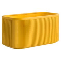 botle Keramični cvetlični lonec Rumena 25,5 cm H13,5 cm Mat Moderno elegantno