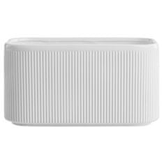 botle Keramični cvetlični lonec Bela 25,5 cm H13,5 cm sijaj Moderno elegantno