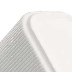 botle Keramični cvetlični lonec bela 30 cm H10,5 cm mat moderna elegantna