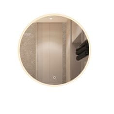 S6 Steklarstvo Šest Okroglo LED kopalniško ogledalo S617B, fi 70cm