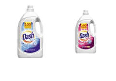 DASH Water ALPEN FRISCHE + COLOR FRISCHE gel 200 pranj 10L (gratis 1 l mehčalca Lilla)