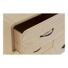 DKD Home Decor Komoda DKD Home Decor Naravna črna Kovina MDF Baker Les Paolownia (73 x 33 x 68 cm)