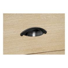DKD Home Decor Komoda DKD Home Decor Naravna črna Kovina MDF Baker Les Paolownia (73 x 33 x 68 cm)