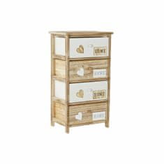 DKD Home Decor Komoda DKD Home Decor Naravni beli les Paolownia (40 x 28,5 x 73 cm)