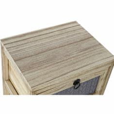 DKD Home Decor Komoda DKD Home Decor Poliester Večbarvni les Paolownia Modern (32 x 25 x 80 cm)