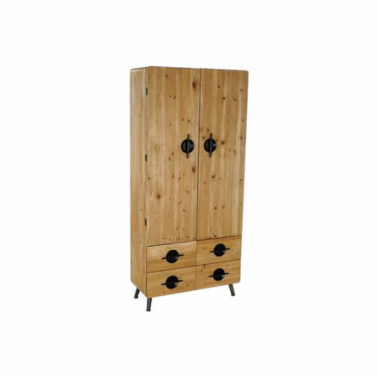 DKD Home Decor Omara DKD Home Decor 80 x 35 x 176 cm jelka črna kovina rjava