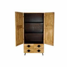 DKD Home Decor Omara DKD Home Decor 80 x 35 x 176 cm jelka črna kovina rjava