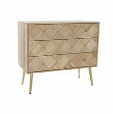 DKD Home Decor Komoda DKD Home Decor Kovina Les Paolownia Les borovnice (72,5 x 37 x 65 cm)