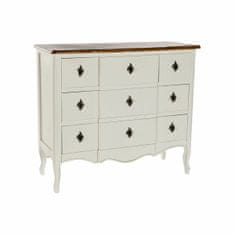DKD Home Decor Komoda DKD Home Decor 100 x 40 x 85 cm Rjava Bela Plastika Temno rjava Romantična