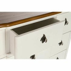 DKD Home Decor Komoda DKD Home Decor 100 x 40 x 85 cm Rjava Bela Plastika Temno rjava Romantična